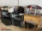 LOT OF ELECTRONICS, [2] LARGE GOLLEHAN SPEAKERS, TV, KEYBOARD, GPS RADIO