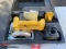 DEWALT 5-3/8'' CORDLESS CIRCULAR SAW WITH CHARGER & CASE, 18-VOLT