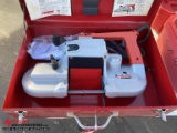 MILWAUKEE HEAVY DUTY 4-3/4'' DEEP CUT BAND SAW, ELECTRIC, WITH CASE