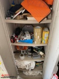 STORAGE CABINET WITH CONTENTS