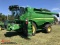 2015 JOHN DEERE S670 COMBINE LOADED, 4WD, 1-OWNER, CONTOUR, FOLDING BIN EXTENSIONS, TOUCH SCREEN DIS