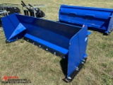 SNOW PUSHER, 8', SKID STEER MOUNT