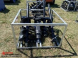 NEW SKID STEER AUGER ATTACHMENT WITH 17'', 12'', 10'' BITS