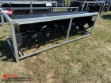 NEW SKID STEER ROTOTILLER ATTACHMENT, 72''