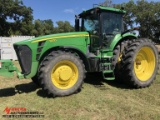 JOHN DEERE 8430 TRACTOR, MFWD, POWER SHIFT TRANS, 3-POINT WITH QUICK HITCH, PTO, 4-REMOTES, 18.4R-50