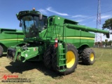 2015 JOHN DEERE 670 COMBINE, 4WD, AUTO CONTOUR FEEDER HOUSE, STAR FIRE READY, TOUCH SCREEN DISPLAY, 