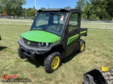 2018 JOHN DEERE XUV 865M GATOR, FULL CAB, DIESEL ENGINE, ALLOY WHEELS WITH BIG HORN TIRES, 4X4, MANU