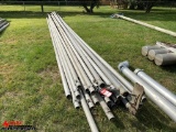 IRRIGATION PIPE WITH SPRINKLERS, 3'' DIAMETER, APPROX. 870' TOTAL (APPROX. 29 SECTIONS X 30')