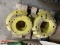 INTERNATIONAL WHEEL WEIGHTS, 145  LBS, WITH JOHN DEERE ADAPTER, SPLITS