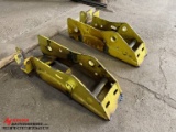 JOHN DEERE 640 LOADER BRACKET  MOUNT (WAS USED FOR SNOW PUSHER)