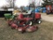 TORO GROUNDSMASTER 4100-D FRONT WING MOWER, DIESEL ENGINE, 4WD, 11', 5615 HOURS SHOWING