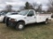 2000 FORD F350 REGULAR CAB SERVICE TRUCK, 7.3L DIESEL ENGINE, AUTOMATIC, 4WD, TRANS WAS RECENTLY REB