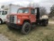 1986 INTERNATIONAL HARVESTER S1700 SINGLE AXLE FLATBED, IH DIESEL ENGINE, 5X2 TRANS, 18' BED WITH HE