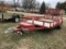 2015 CARRY-ON SINGLE AXLE TRAILER, 7' X 12', WOOD DECK, RAIL SIDES, FULL STAND UP RAMPS, 2'' BALL, S