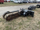 BOBCAT LT133 TRENCHER ATTACHMENT, SKID STEER MOUNT, 6' BAR