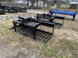 SKELETON GRAPPLE, 76'', SINGLE CYLINDER, SKID STEER MOUNT