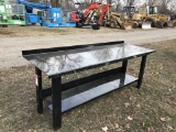 STEEL WORK BENCH, 29'' X 90''