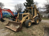 CAT 416 SERIES ii LOADER BACKHOE, 4X4, TURBO, OROPS, EXTEND-A-HOE, OUT RIGGERS, 9677 HOURS SHOWING, 