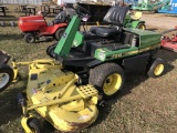 JOHN DEERE F910 FRONT MOUNT RIDING MOWER, 60'' DECK, GAS, 621 HOURS SHOWING