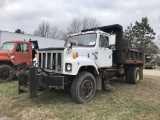 1991 INTERNATIONAL 2254 DUMP TRUCK WITH BELLY BLADE & SALT SPREADER, INTERNATIONAL DIESEL, ALLISON M