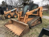 2006 CASE 440CT RUBBER TRACK SKID STEER, CAB, AUX. HYDRAULICS, 84'' BUCKET, 16'' TRACKS, DIESEL ENGI