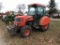 KUBOTA 8200 TRACTOR, 4WD, 82-HP ENGINE, 3-POINT, NO TOP LINK, PTO, 2-REMOTES, 5-SPEED WITH CREEPER G