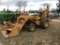 OLIVER TRACTOR LOADER/BACKHOE, 24'' WITH 13'' BUCKET, 4-CYLINDER GAS ENGINE, OPEN CAB, ASSORTED HYDR