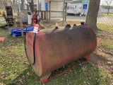 FUEL TANK, APPROX. 500-GALLON, GAS, MANUAL PUMP WITH HOSE & GUN