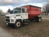 1998 MACK CS 250 P SINGLE AXLE TRICK WITH KILLBROS 450 GRAIN BOX WITH TARP, DIESEL ENGINE, 6-SPEED T