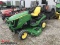 2015 JOHN DEERE 1025R COMPACT TRACTOR, 60'' DECK WITH BAGGER, 3-POINT, PTO, 371 HOURS SHOWING, S/N: 