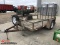 1994 BEDFORD SINGLE AXLE TRAILER, 10', LANDSCAPE GATE, 2'' BALL, VIN: 080494