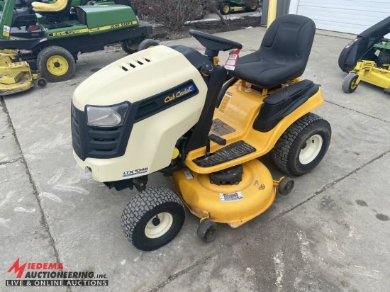 CUB CADET LTX 1046 RIDING LAWN MOWER, 46'' DECK, 303 HOURS SHOWING