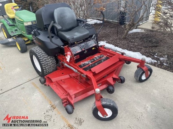 TORO Z-MASTER ZERO TURN MOWER, 62'' DECK, 210 HOURS SHOWING