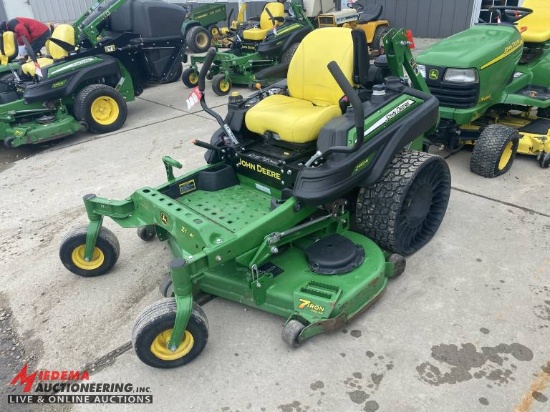 2016 JOHN DEERE Z950M ZERO TURN LAWN MOWER, 7-IRON PRO 60'' DECK, Z-TRACK, ROLL BAR, TWEEL REAR TIRE