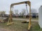 ASSEMBLED ROLLING GANTRY, 11'10'' HEIGHT, 2-TON AND 1-TON, MANUAL HOIST
