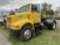 1990 INTERNATIONAL 8100 SINGLE AXLE SEMI TRUCK, CUMMINS L900 300-HP DIESEL, EATON 9-SPEED TRANS, WET