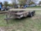 16' TANDEM AXLE TRAILER, 78'' WIDE, 2'' BALL, SELLS WITH WEIGHT SLIP 1260 LB