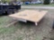 ASSEMBLED SINGLE AXLE TRAILER, 8' X 8', 2'' BALL, SELLS WITH WEIGHT SLIP 560 LB