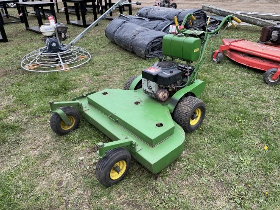 BUTTON WALK BEHIND MOWER, 48'' DECK, ELECTRIC START