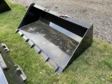 SKIDSTEER BUCKET WITH TEETH, 72''