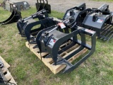 NEW STOUT HD72-8 BRUSH GRAPPLE, 72'', SKIDSTEER MOUNT