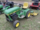 JOHN DEERE 214 RIDING GARDEN TRACTOR, 14-HP KOHLER GAS ENGINE, 48'' DECK