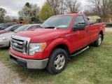 2009 FORD F150 RAGULAR CAB PICKUP, 4WD, TRITON 5.4L GAS ENGINE, AUTO TRANS, CLOTH, PW, PL, PM, AM/FM