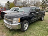 2012 CHEVY 1500 4-DOOR PICKUP, 4X4, 5.3L V8 GAS, AUTO TRANS, PW, PL, PM, AM-FM-CD, CRUISE, DRIVES, T