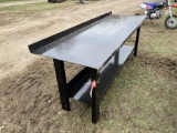 METAL WORK BENCH, 29'' X 90''