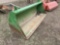 JOHN DEERE LOADER BUCKET, 84''