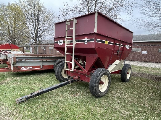 J&M 350SD GRAVITY WAGON WITH EXTENSIONS, TRUCK TIRES, S/N: 28460