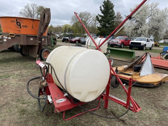 FIMCO 3PT SPRAYER, 100-GALLON TANK, 27' BOOM