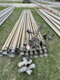 3'' IRRIGATION PIPE, 20' [20], WITH SOME FITTINGS