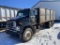 1985 INTERNATIONAL F2375 TANDEM AXLE GRAIN TRUCK WITH DUMP BED, MANUAL TRANS, 61023 MILES SHOWING, V